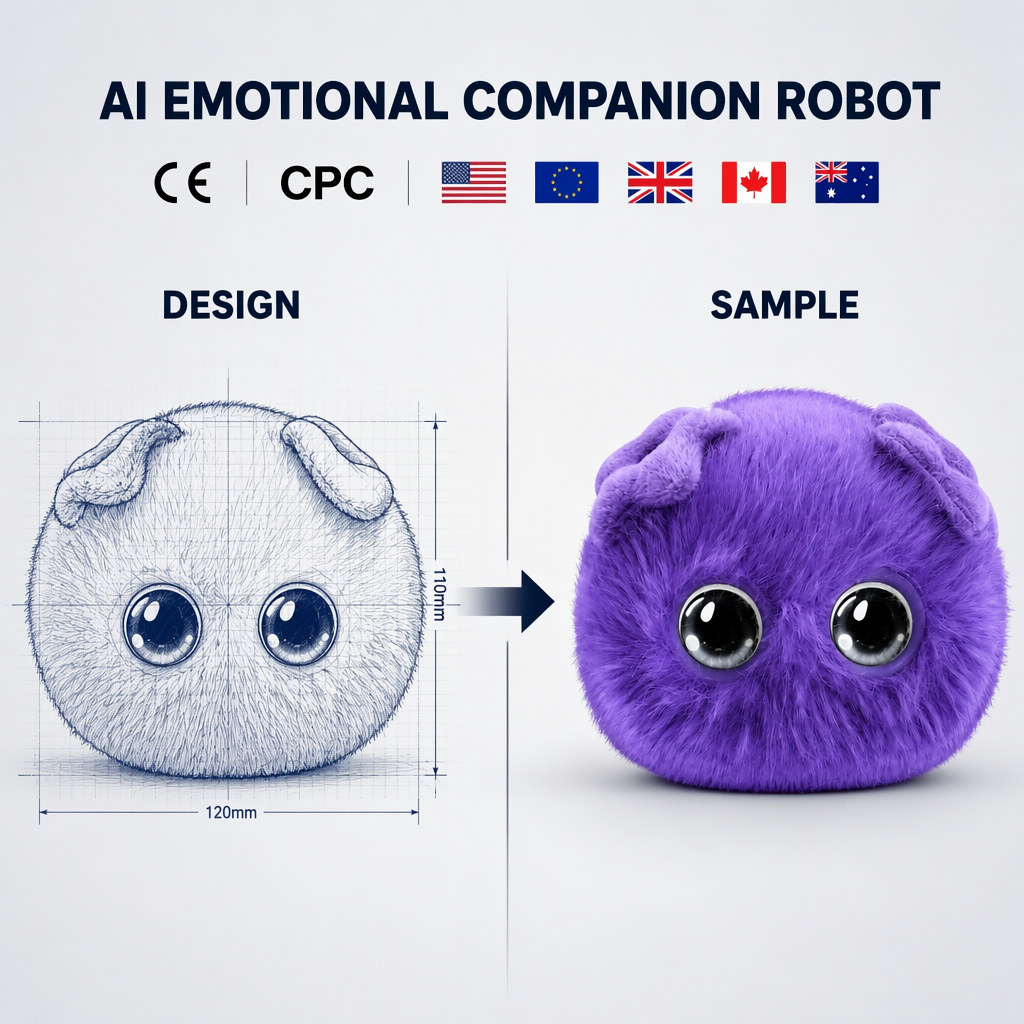 Direct Sales Next-Gen AI Robot Keyring Linux Smart OS Pocket Robot