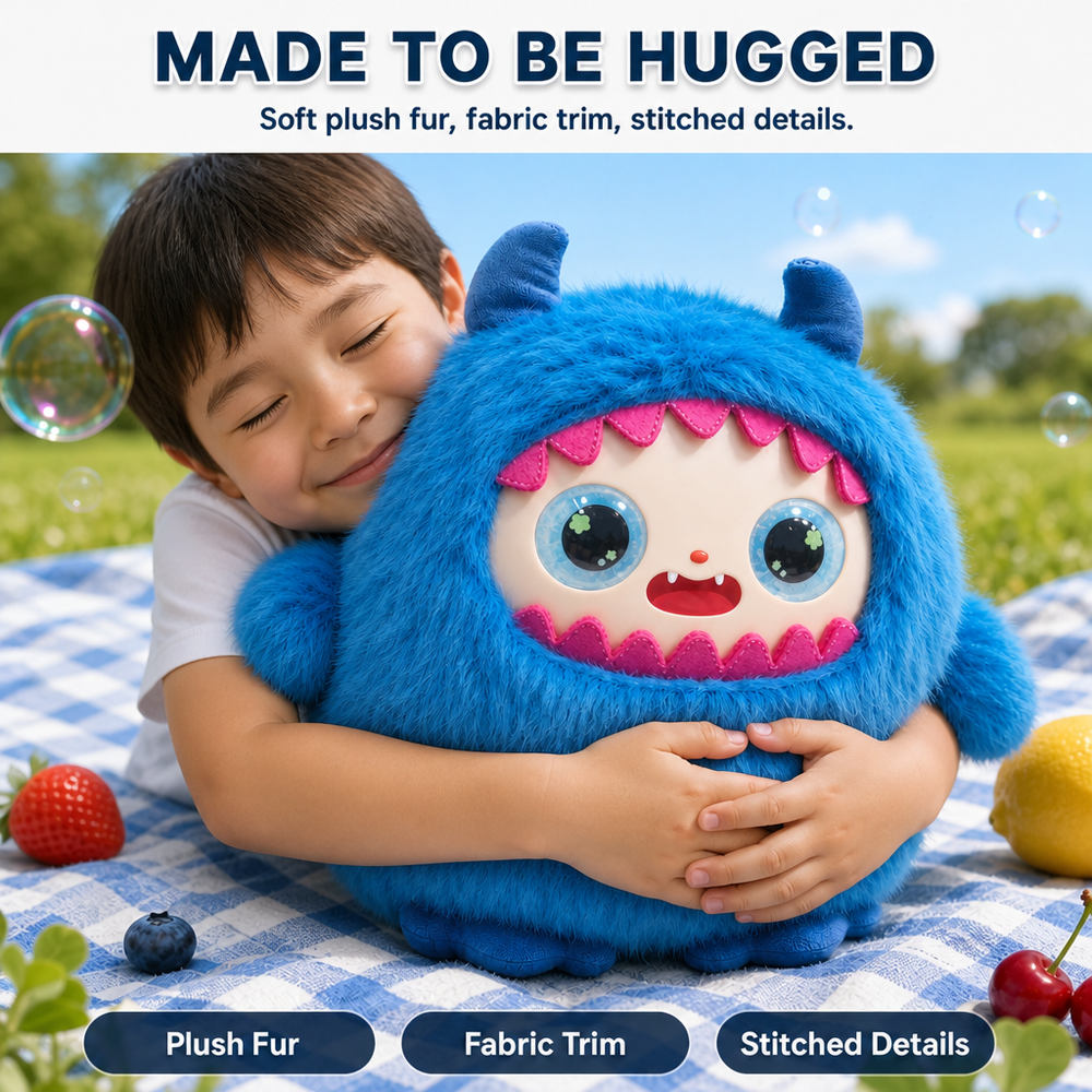 Brand New Ai Companion Toy AI Companion Plush for Adults Dynamic Glow Eyes Voice Chat Gift Collectors Seniors