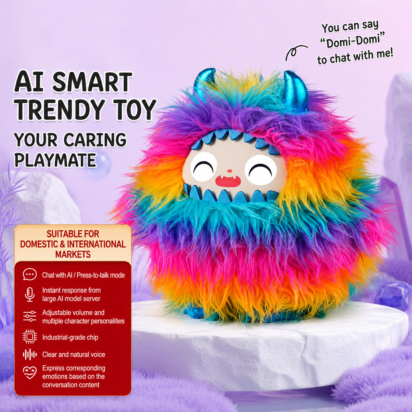 Factory Price Smart Interactive Plush Doll Toy Talking Multicultural AI Baby Kids Gift PP Cotton Filled Adjustable Size 11-30cm