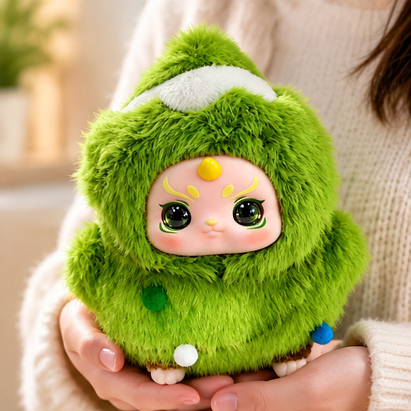 Hot Sales 8-inch AI Plush Monster Toy Intelligent Voice Dialogue Vocalization Emotional Companion Robot for Children Gifts