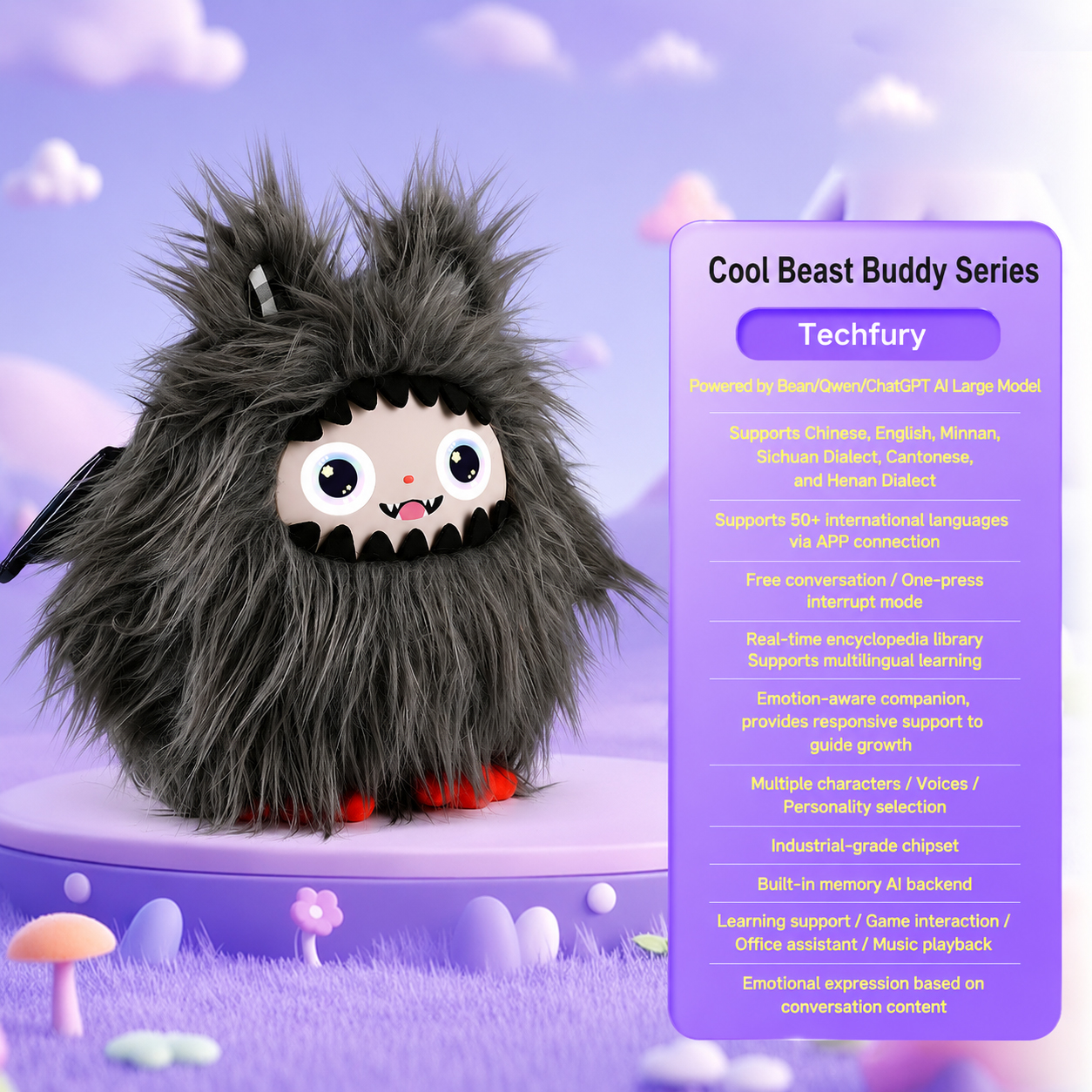 Factory Price Smart Interactive Plush Doll Toy Talking Multicultural AI Baby Kids Gift