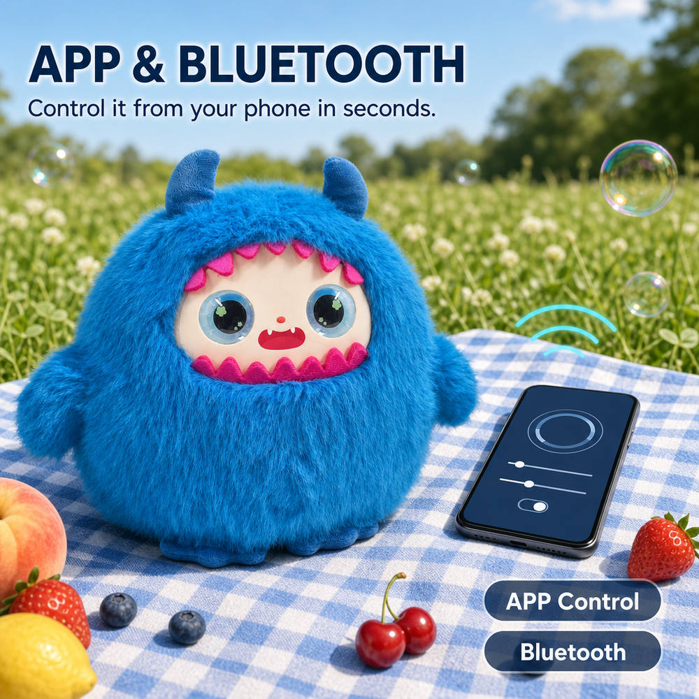 Brand New Ai Companion Toy AI Companion Plush for Adults Dynamic Glow Eyes Voice Chat Gift Collectors Seniors