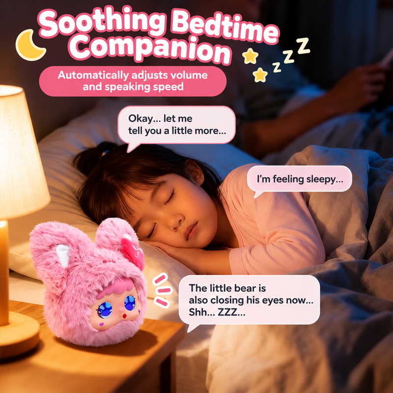 Smart Dialogue Emotional Companion AI Animals Robot Interactive Plush Toy with PP Cotton Filling 11-30cm Size Unisex for Kids