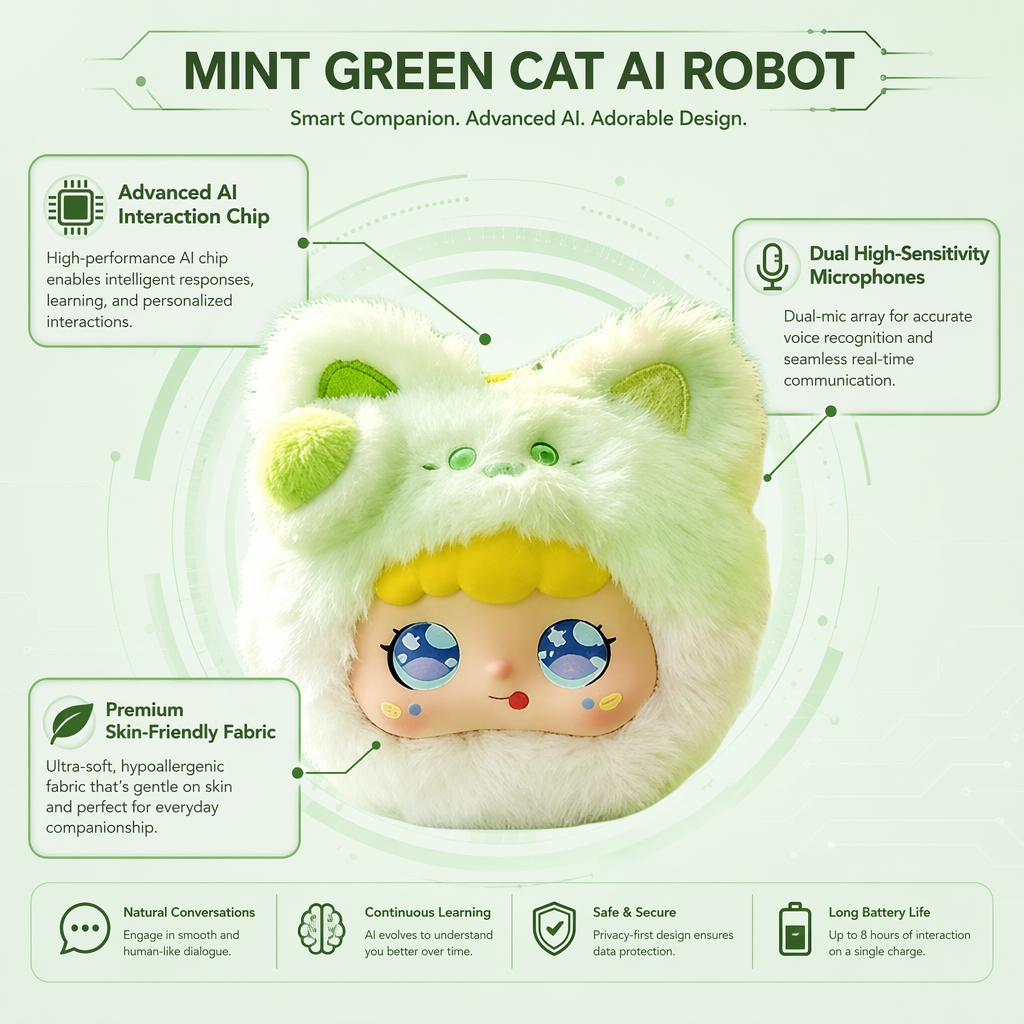 Direct Selling Luxurious AI Emotional Robot Plush Ramadan & Eid Gift Smart Multilingual Storyteller Premium Gift Box Packaging
