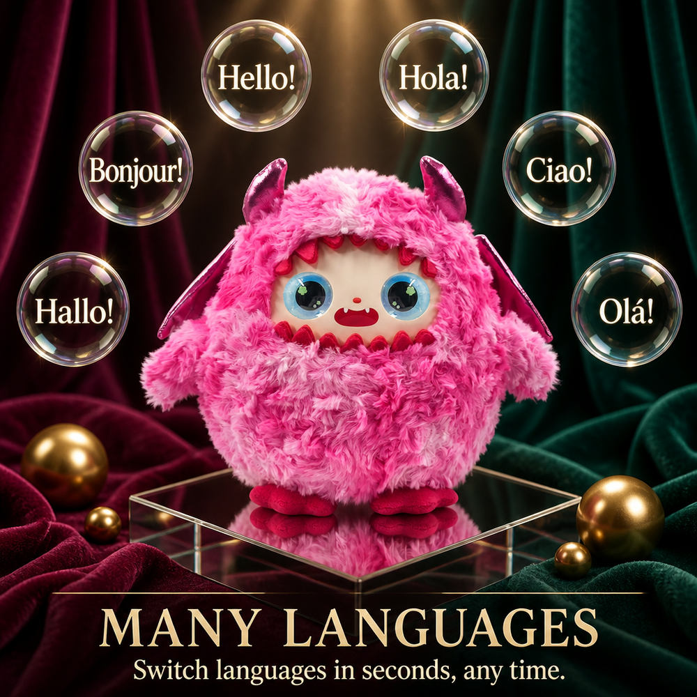Hot Sales Ai Companion Toy Robot Multi Language Talking Animal 100000 Topic Library Instant Q&A German Market Distributor