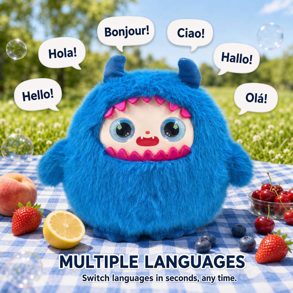 Brand New Ai Companion Toy AI Companion Plush for Adults Dynamic Glow Eyes Voice Chat Gift Collectors Seniors