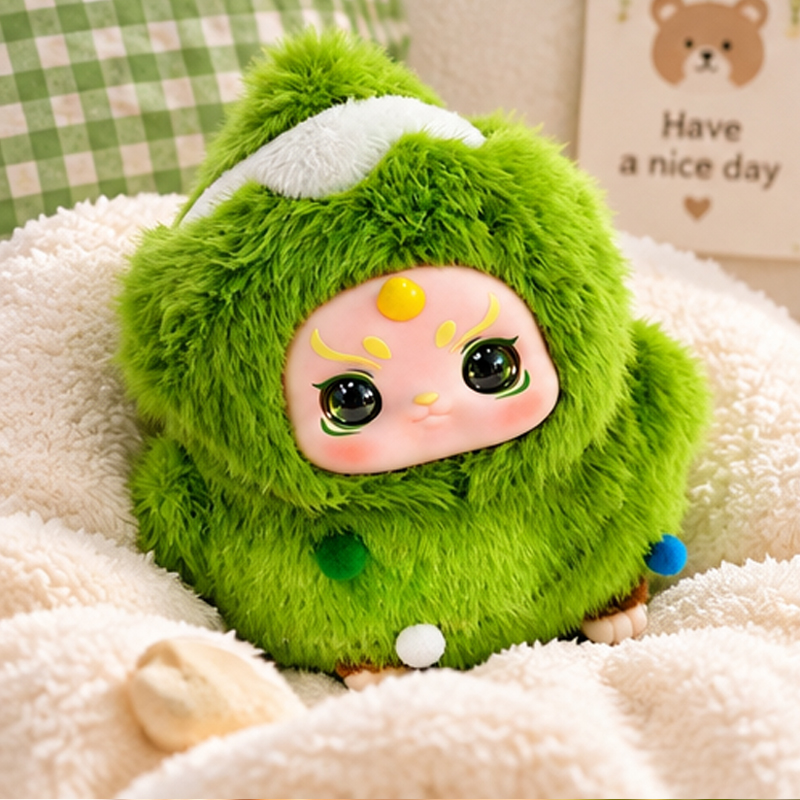 Hot Sales 8-inch AI Plush Monster Toy Intelligent Voice Dialogue Vocalization Emotional Companion Robot for Children Gifts
