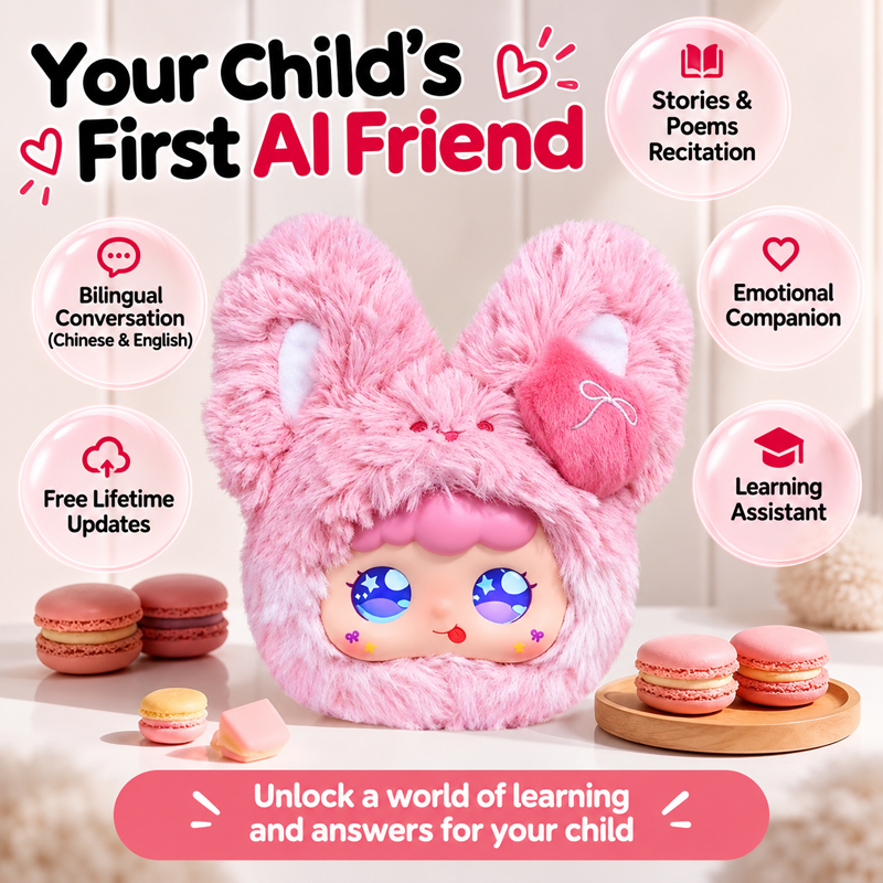 New Listing AI Robot Smart Interactive Plush Toy Adjustable Size Intelligence Dialogue Support Multiple Languages Emotional